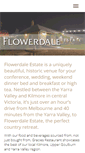 Mobile Screenshot of flowerdaleestate.com.au